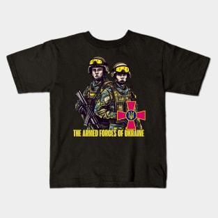 The Armed Forces Of Ukraine Kids T-Shirt